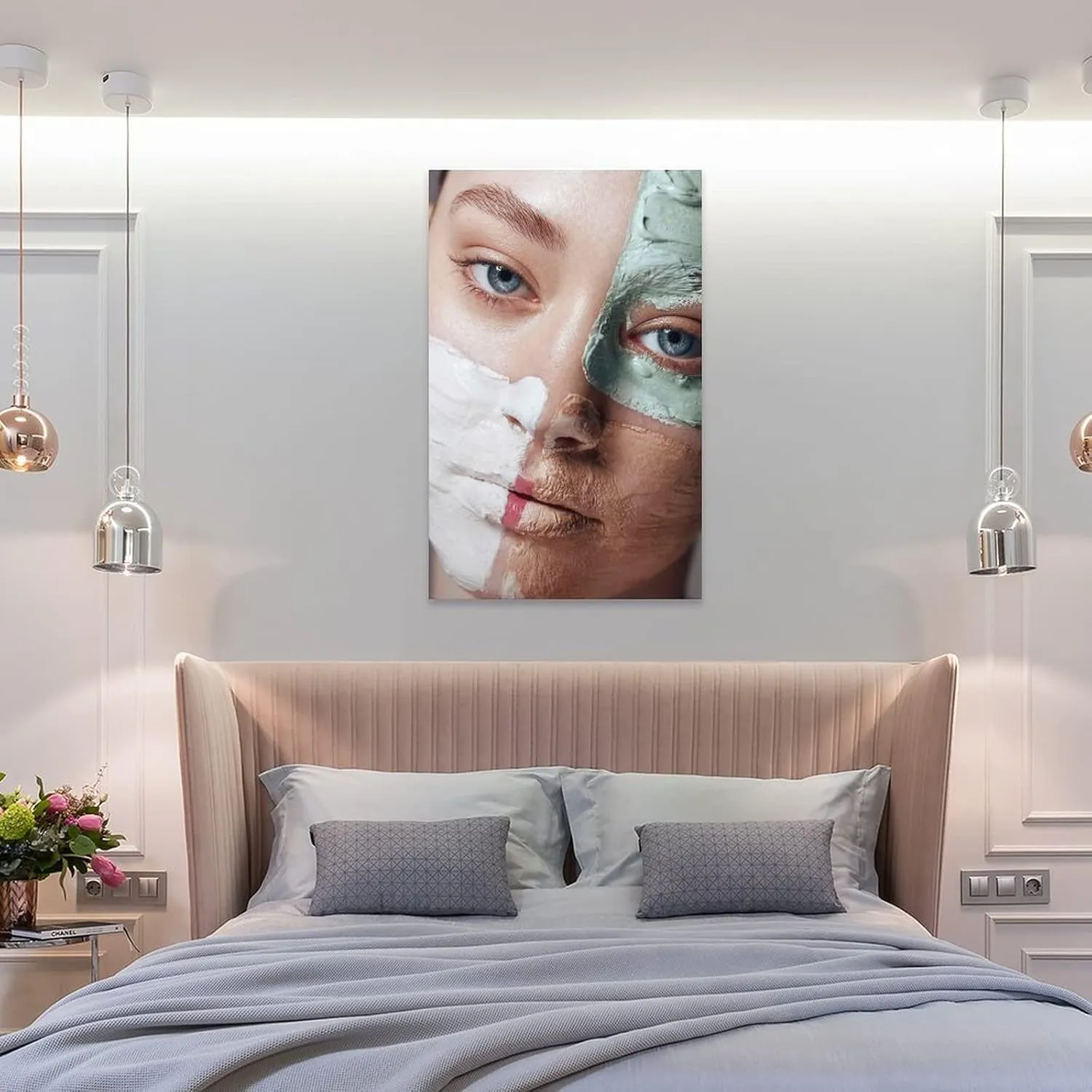 Spa Beauty simply emerge psychological opposite Salon Facial Beauty Poster Canvas Painting Posters And Prints Wall Art Pictures for Living Room Bedroom Decor 16x24inch(40x60cm) Beauty Mask Facial Poster for 