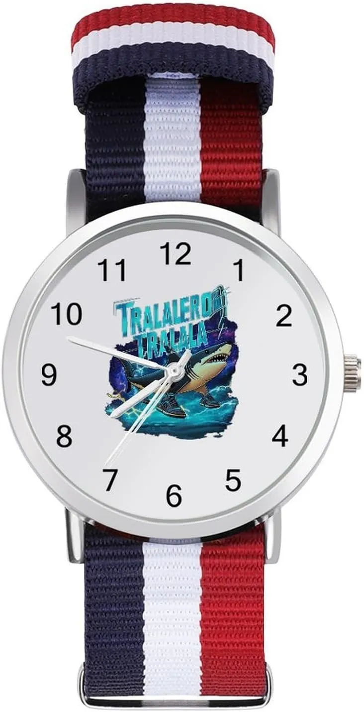 Sport Straps Leisure Watch Style decay agitation Tralalero-Tralala Merch Braided Watch Adult 
