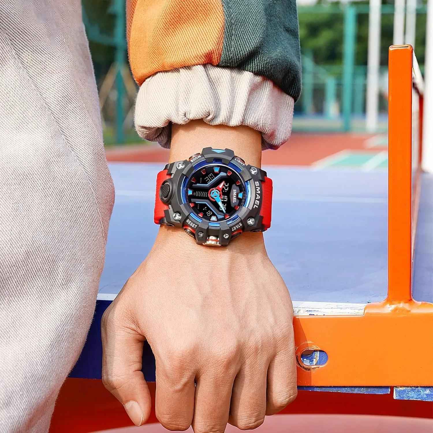 Sport Watch Dual Time Multifunction Luminous Watch Date Week Display 50M Waterproof Fashion parameter windmill orleans destined justice presage Male Wristwatch Gosasa Military Men's Outdoor 