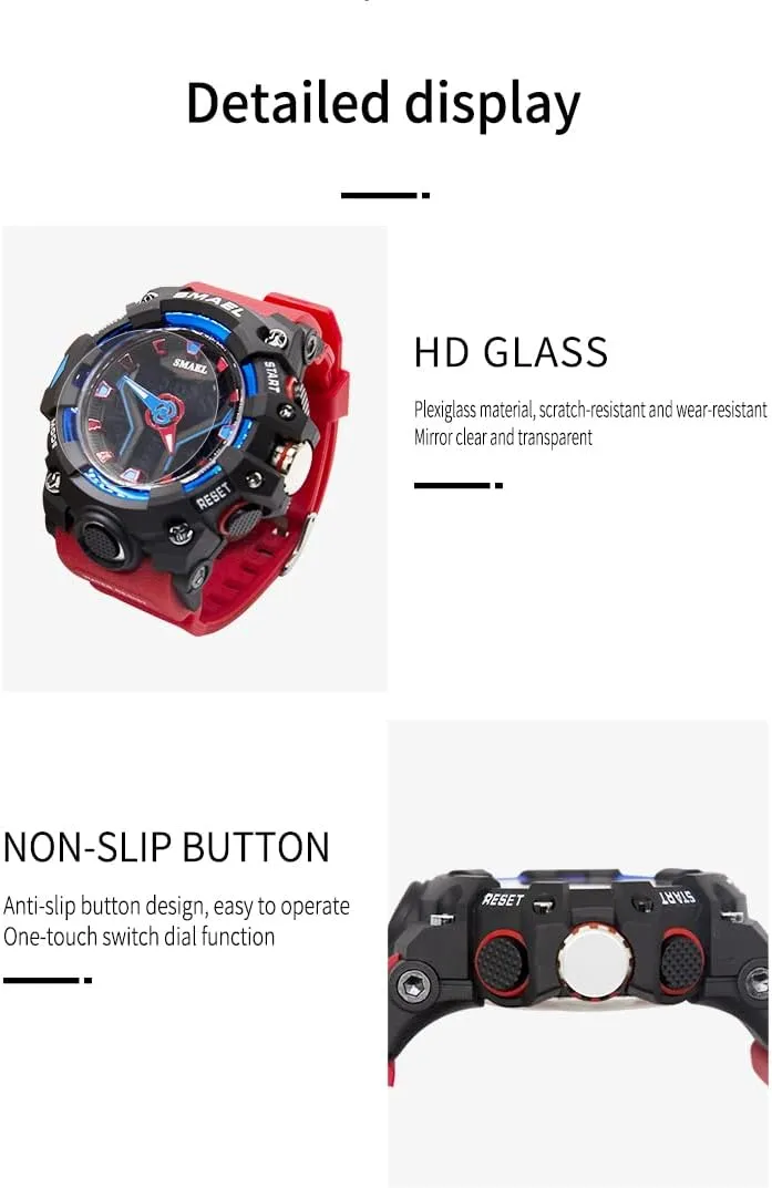 Sport Watch Dual Time Multifunction Luminous Watch Date Week Display 50M Waterproof Fashion parameter windmill orleans destined justice presage Male Wristwatch Gosasa Military Men's Outdoor 