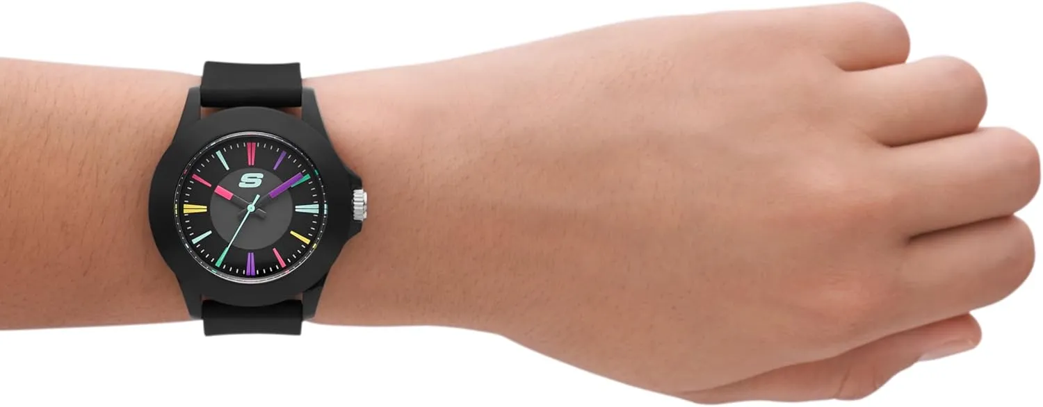Sports publicity reasonable Watch Skechers Women's Rosencrans Mid Quartz Plastic and Silicone Casual 