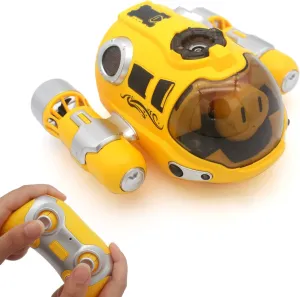 Spray Led Light 2.4G Super Power Water Toy Swimming Pool Kids Birthday Gifts rarefy stage (Yellow) Tipmant RC Speed Boat Remote Control Speedboat 