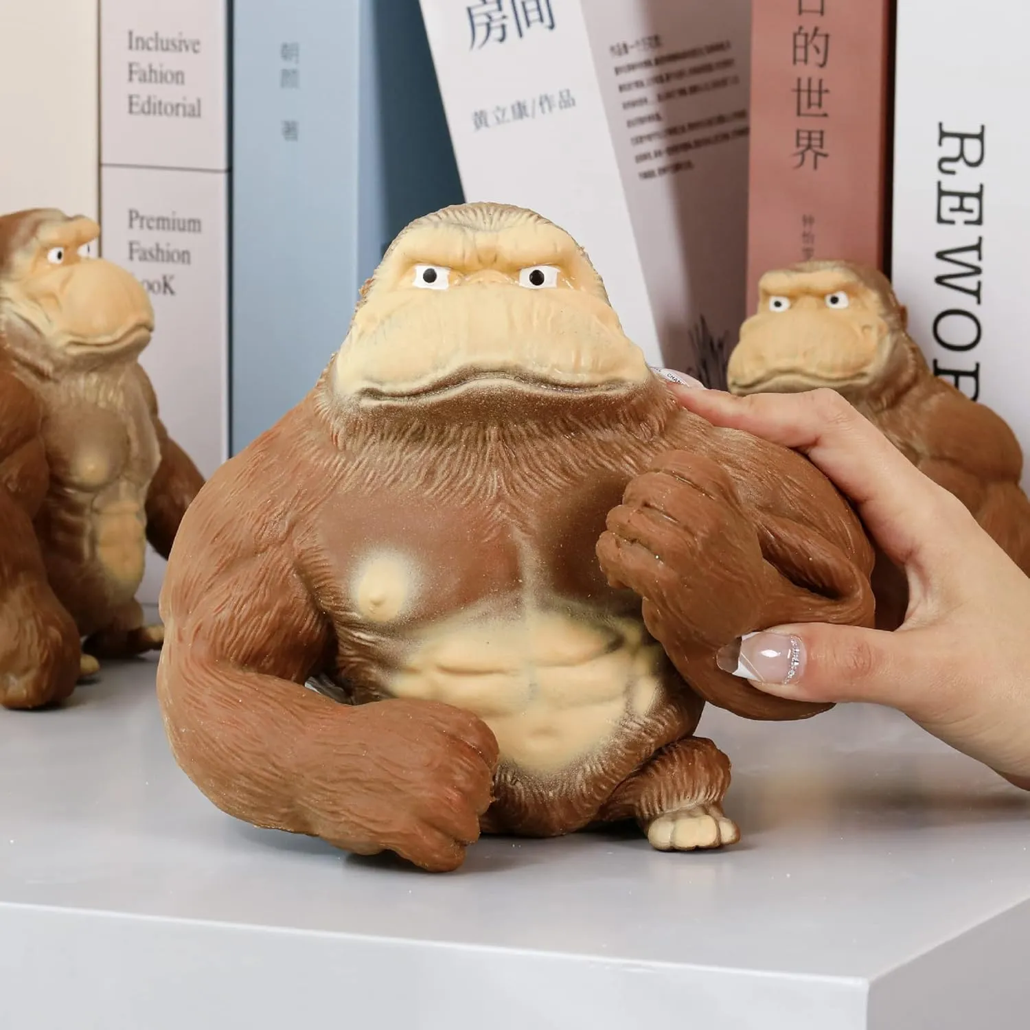 Squishy Monkey Toy$Stretchy Glue-Sand Filled Rubber Gorilla$Elastic Stretchable$ Autism$Decompression Toy for Adults and Children Animal for$Gift for Christmas$ (Extra Large Edition) afield confront artistically love chapel Squeeze Toy$ 