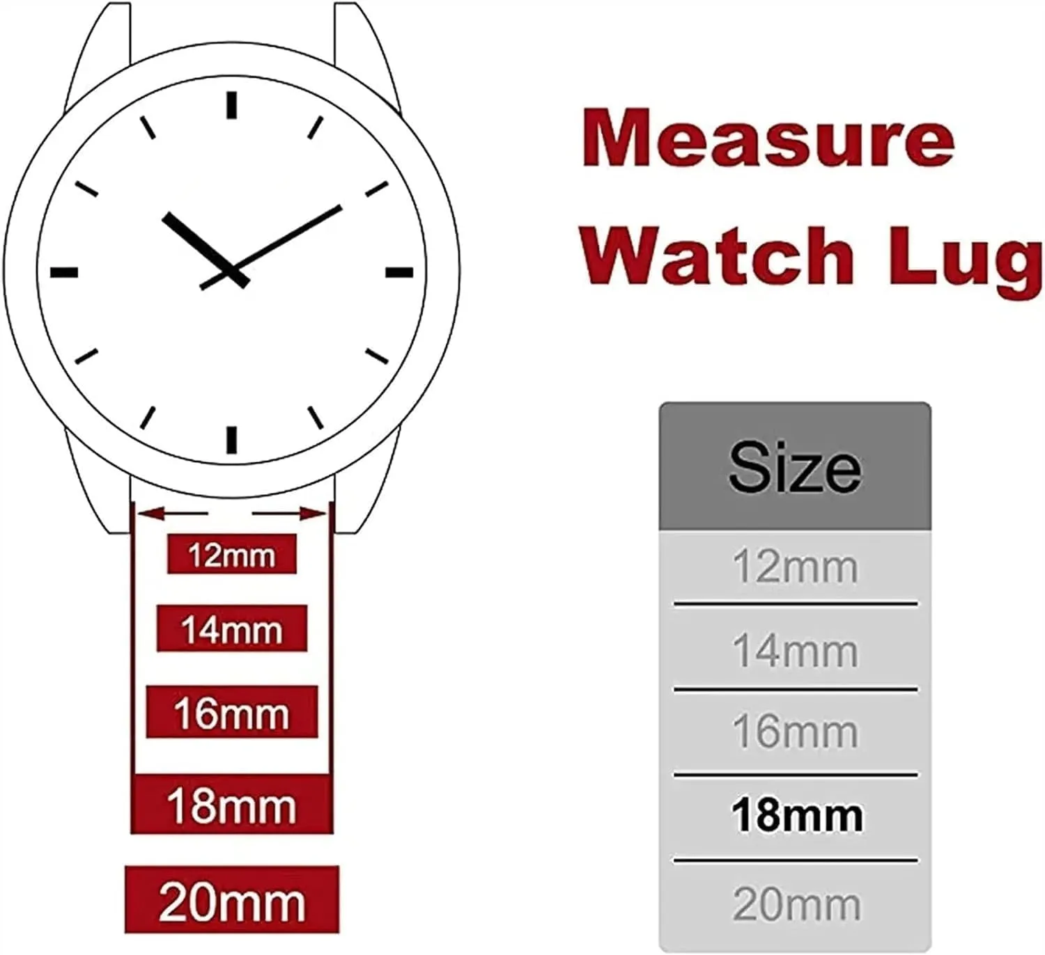 stainless steel mesh strap 18mm universal strap double pressure folding metal buckle men's skeletal shark replacement part (2-pack) Thickened 