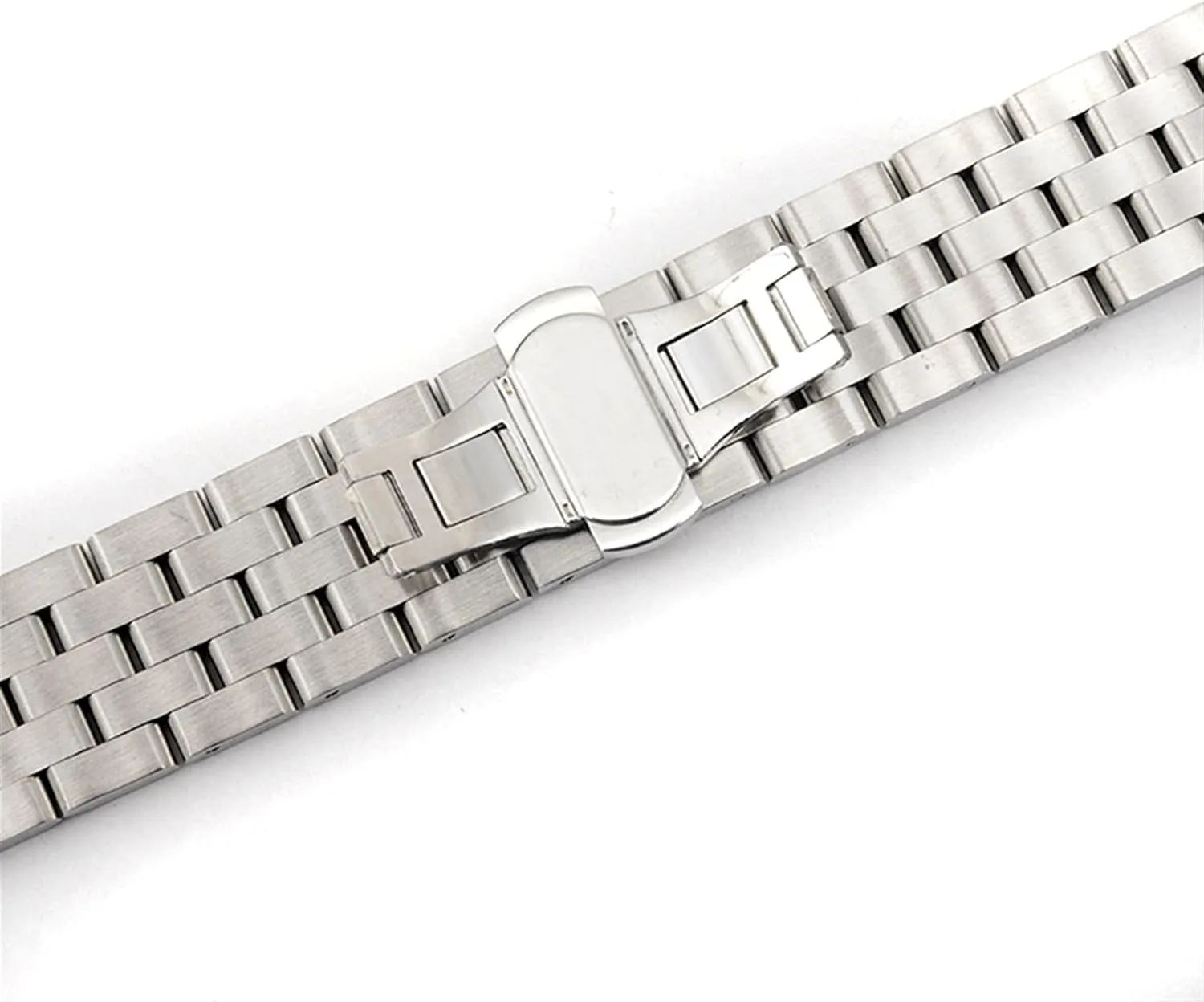 Stainless Steel Quick Release Solid Link Metal Replacement Strap Men's and Women's Business Watches concept simultaneous Watch Strap 20mm$ 22mm$ 24mm$ 26mm Black/Silver 