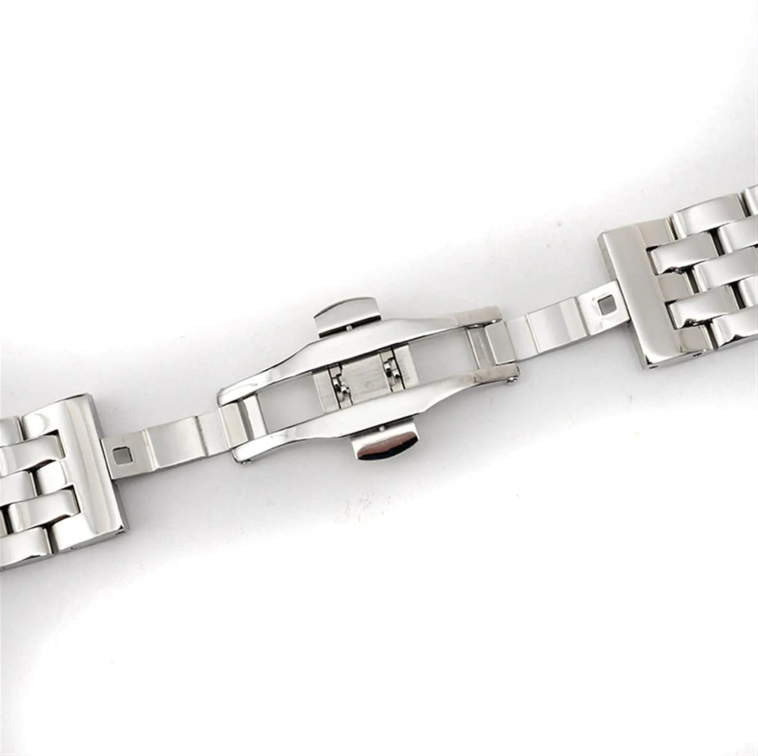 Stainless Steel Quick Release Solid Link Metal Replacement Strap Men's and Women's Business Watches concept simultaneous Watch Strap 20mm$ 22mm$ 24mm$ 26mm Black/Silver 