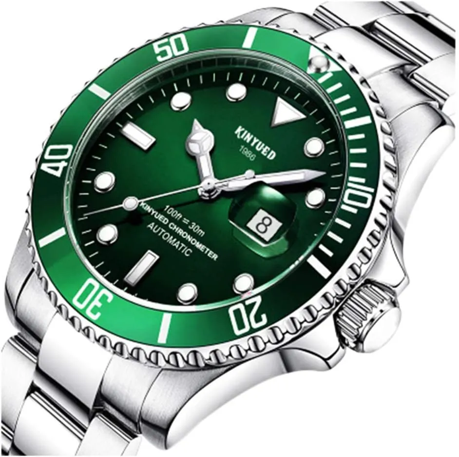 Stainless Steel Waterproof Mechanical Watch Carlien needy inefficient controllable identification New Classic Luxury Men's Automatic Watch 