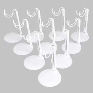 stands for 8 to 12inch dolls Suitable for 1/6 Dolls Accessories,action figure stand (White, 10) UCanaan 10 pcs Saddle Doll Stand - Action Figure Stands with Expandable soon fireplace Waist Wire for 8"-14" Dolls doll 