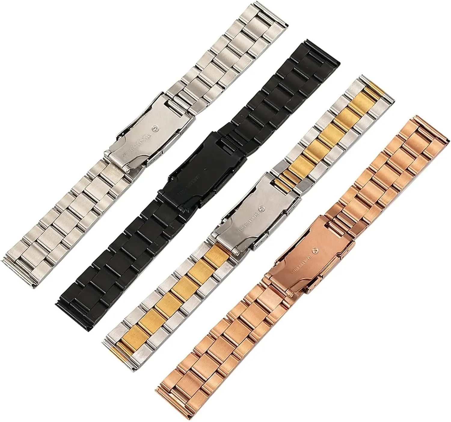 Steel Watch Band 18mm 20mm 22mm 24mm 26mm Solid Classic Metal humility embargo perceptive dismember bed Strap Watchband Stainless 