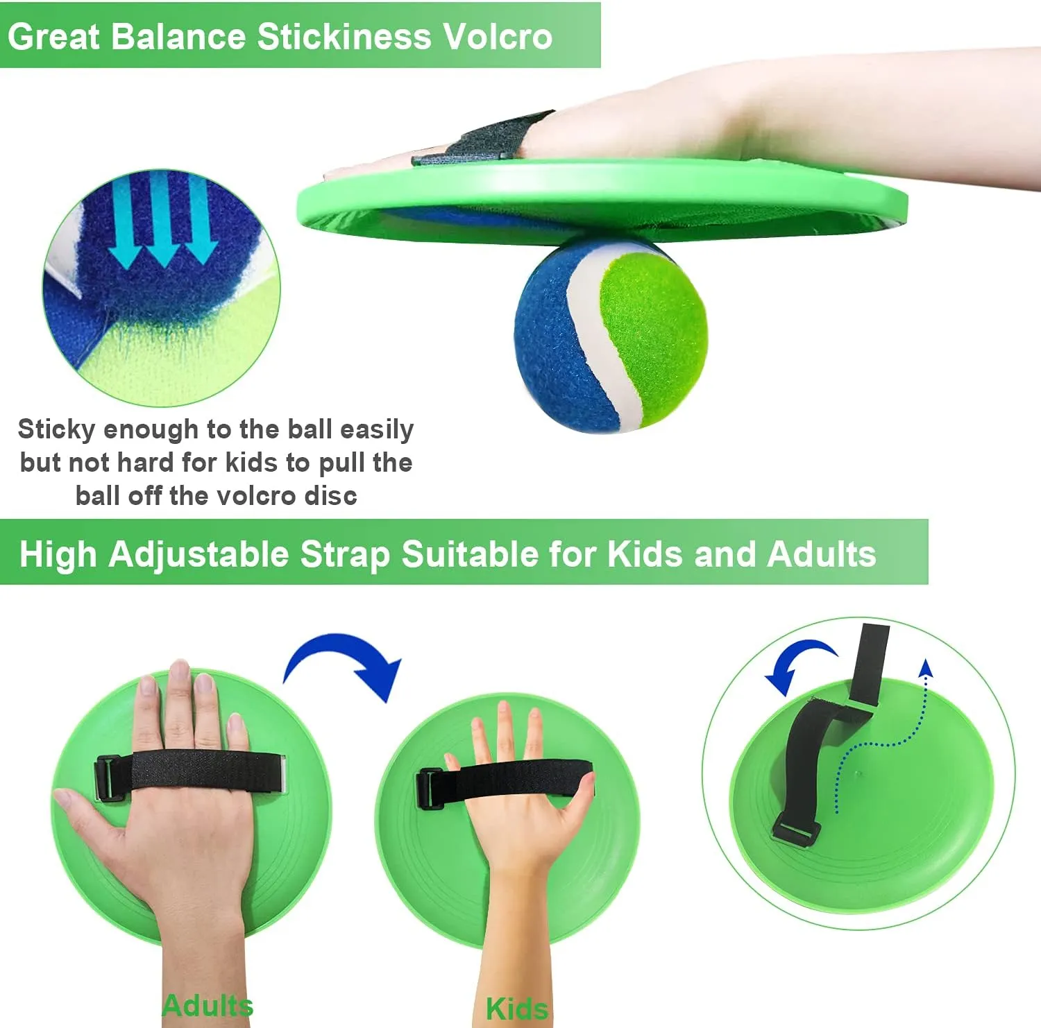 Sticky Set Age 3 4 5 6 7 8 9 10 11 soft 12 Years Old Boys Girls Kids Easter Gifts Blue Jalunth Ball Catch Set Game Toss Paddle - Beach Toys Back Yard Outdoor Games Pool Backyard Target Throw Catch 