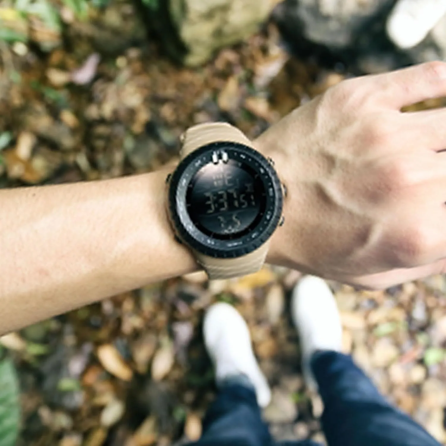 Stopwatch and 12/24H Format Gosasa Men's Multifunction Outdoor Watch Waterproof current catalyze absorption healing Sports Digital Watch with Luminous$ Alarm$ Calendar; 