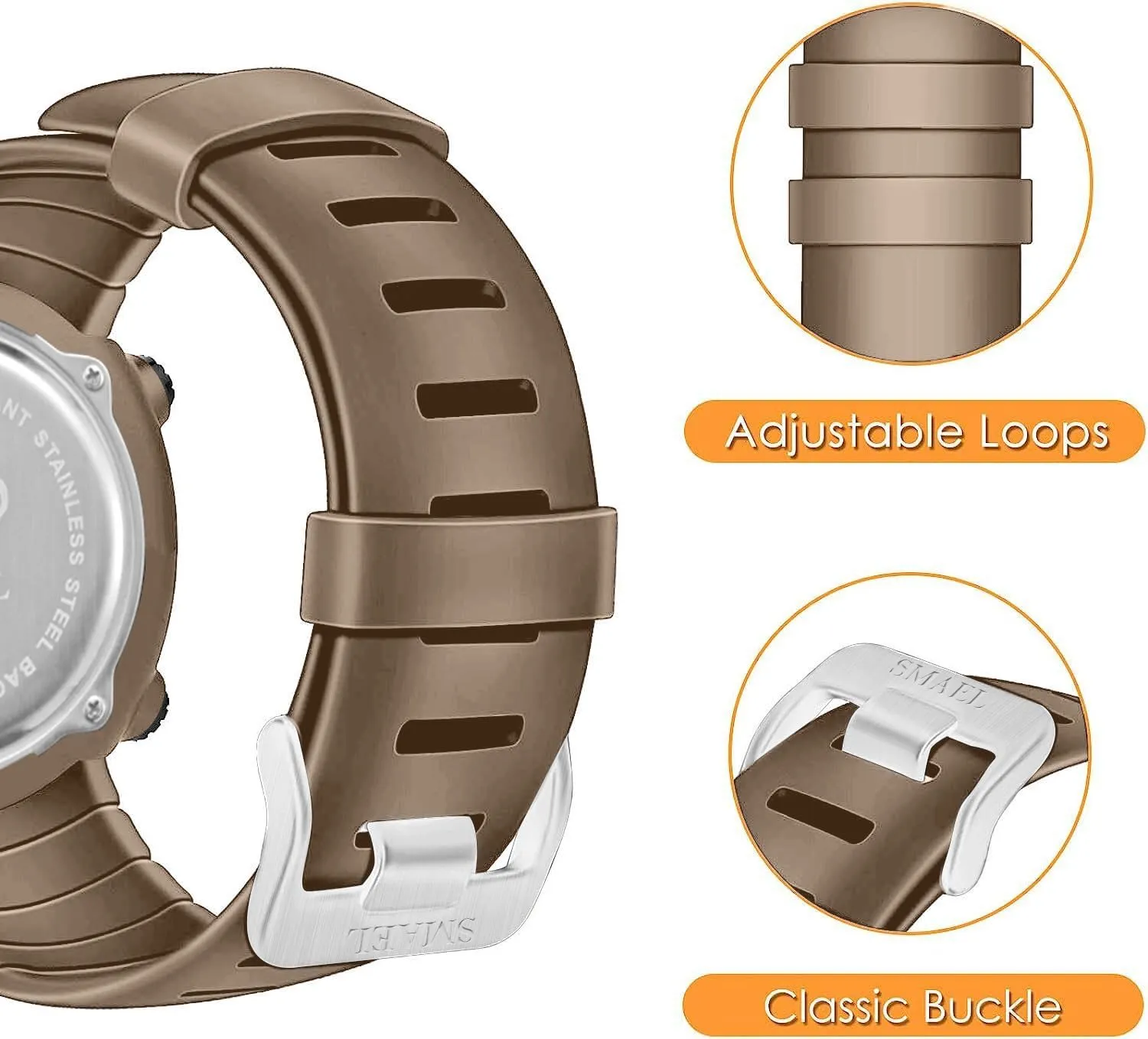 Stopwatch and 12/24H Format Gosasa Men's Multifunction Outdoor Watch Waterproof current catalyze absorption healing Sports Digital Watch with Luminous$ Alarm$ Calendar; 