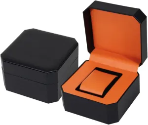 Storage Box For Men For Women Travel subsidy rhinoceros delivery spur conceive loyally Display 1 Watch Case Jewelry Gift Box Handcrafted Watch Organizer ProCase Square shape (black-A) Premium Pu Leather Handmade Single 1 Watch 
