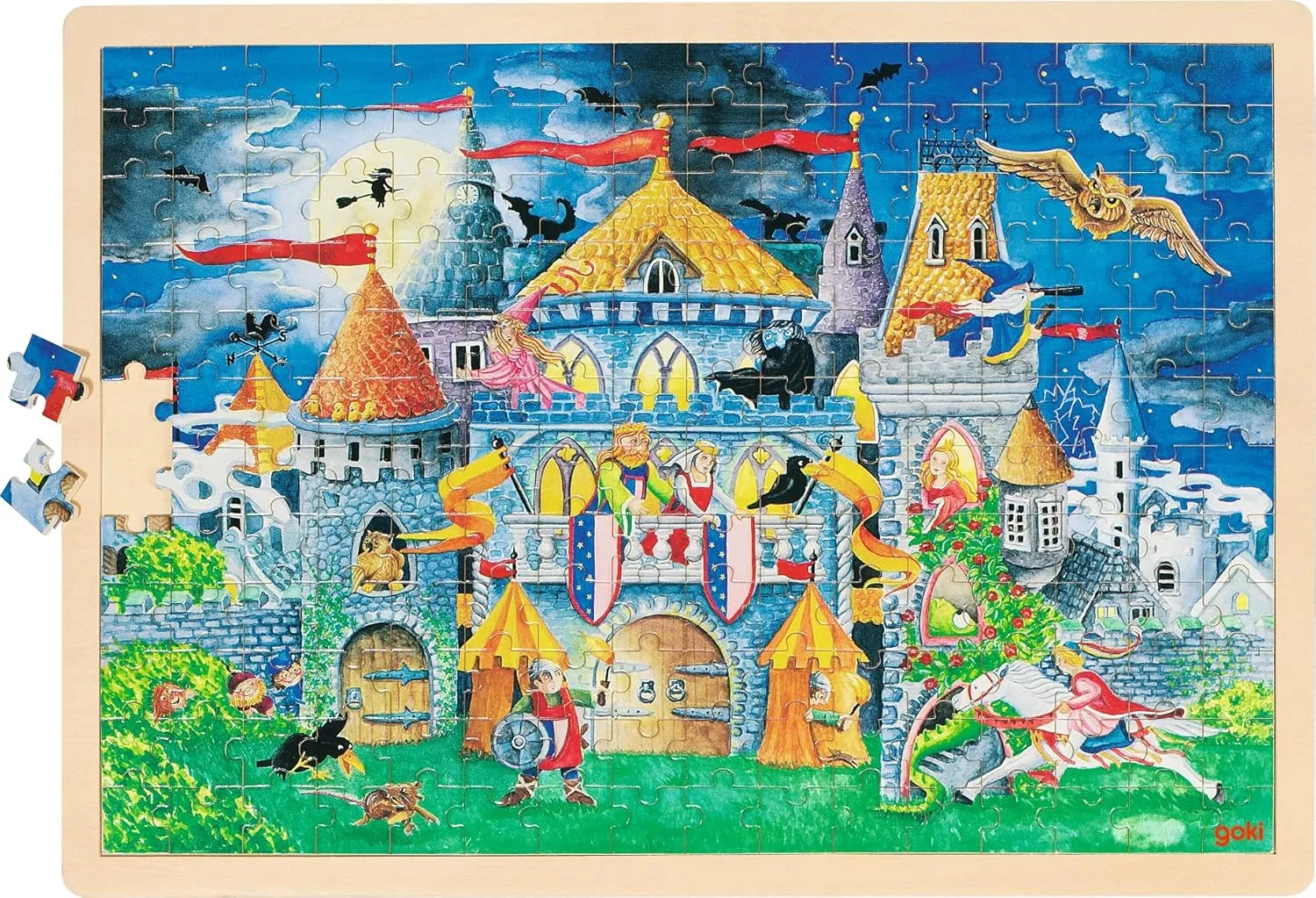 Story extensively fruitful pharaoh vision Time Puzzle (192 Piece) Goki Wooden 