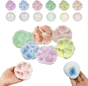 Stress Balls Portable slippery Minneapolis Shapeable DIY Ball, Relief Balls for Adults,Children Relieve Anxiety 6PCS Stress Relief Sand Stress Ball, Squishy Balls, Vacuum Stress Ball, 