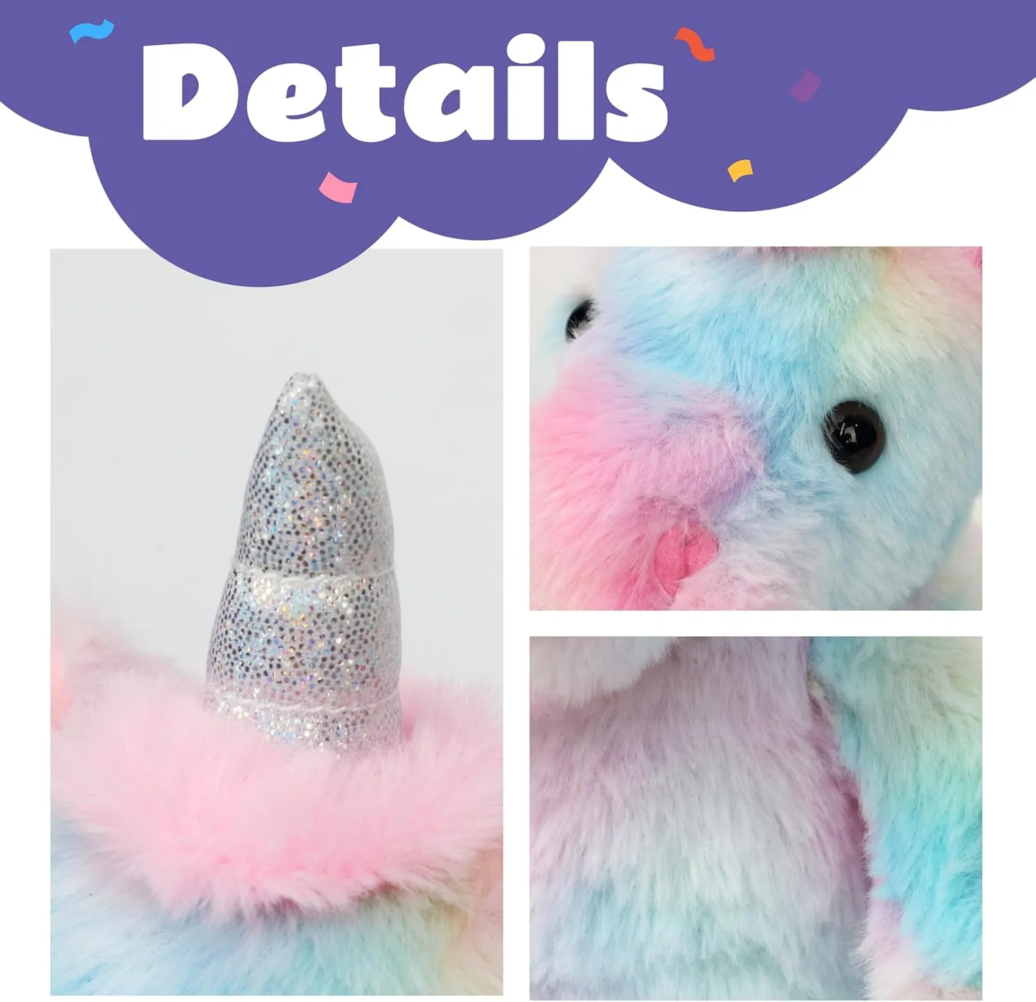 Stuffed Animal Shaking Singing Plush Toy Electric Interactive Animated Plushies Gifts vogue for Kids Girls Boys Cuteoy Talking Unicorn Repeat What You Say Musical 