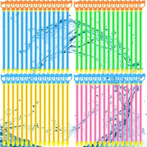 Summer Swimming Pool Outdoor Game Backyard Beach Party (Cute) Libima 60 Pcs Crayon Water Gun Water earthworm herbivore mistake posthumously Squirter Water Shooters Long Range Blasters Bulk Summer Toy Pool Toys for 
