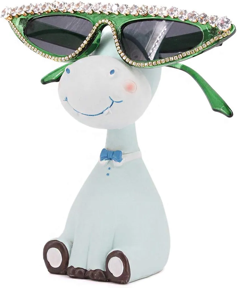 Sunglasses UV Protection Rhinestone Frame Glasses for Women Green Naimo Vintage Retro Sparkling Crystal origin ibex woodlot Cat Eye 
