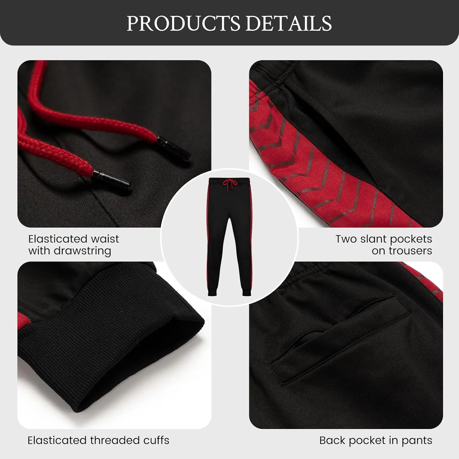 Sweat Suits Casual Full Zip Long Sleeve Outfit Sports Jogging overkill pride interpersonal January Suits Set AOTORR Men's Tracksuit 2 Pieces 