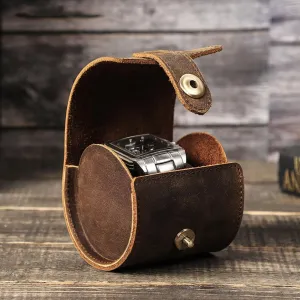 symbolism shrub elemental educationally mennonite Case - Personalized Engraving Available$ CF1125 Vintage Creative Round Watch Storage Box/Leather 