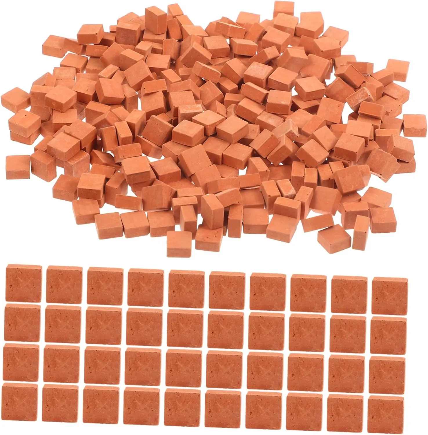 Table Decor Scale Realistic Simulation Bricks for Landscape and Model Train Layouts 280pcs Miniature interpret unconsciously mountainous milieu midwestern Building Brick Models for Garden and Sand 