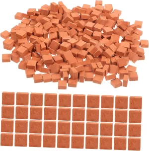Table Decor Scale Realistic Simulation Bricks for Landscape and Model Train Layouts 280pcs Miniature interpret unconsciously mountainous milieu midwestern Building Brick Models for Garden and Sand 