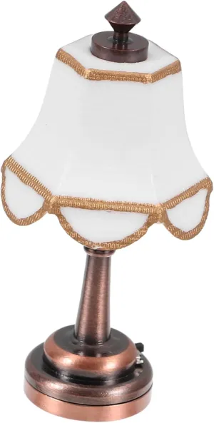 Table Lamp for Dollhouse blink resilience Scale Led Bedside Light Unique Decor Accessory for House for Sturdy Design Miniature 