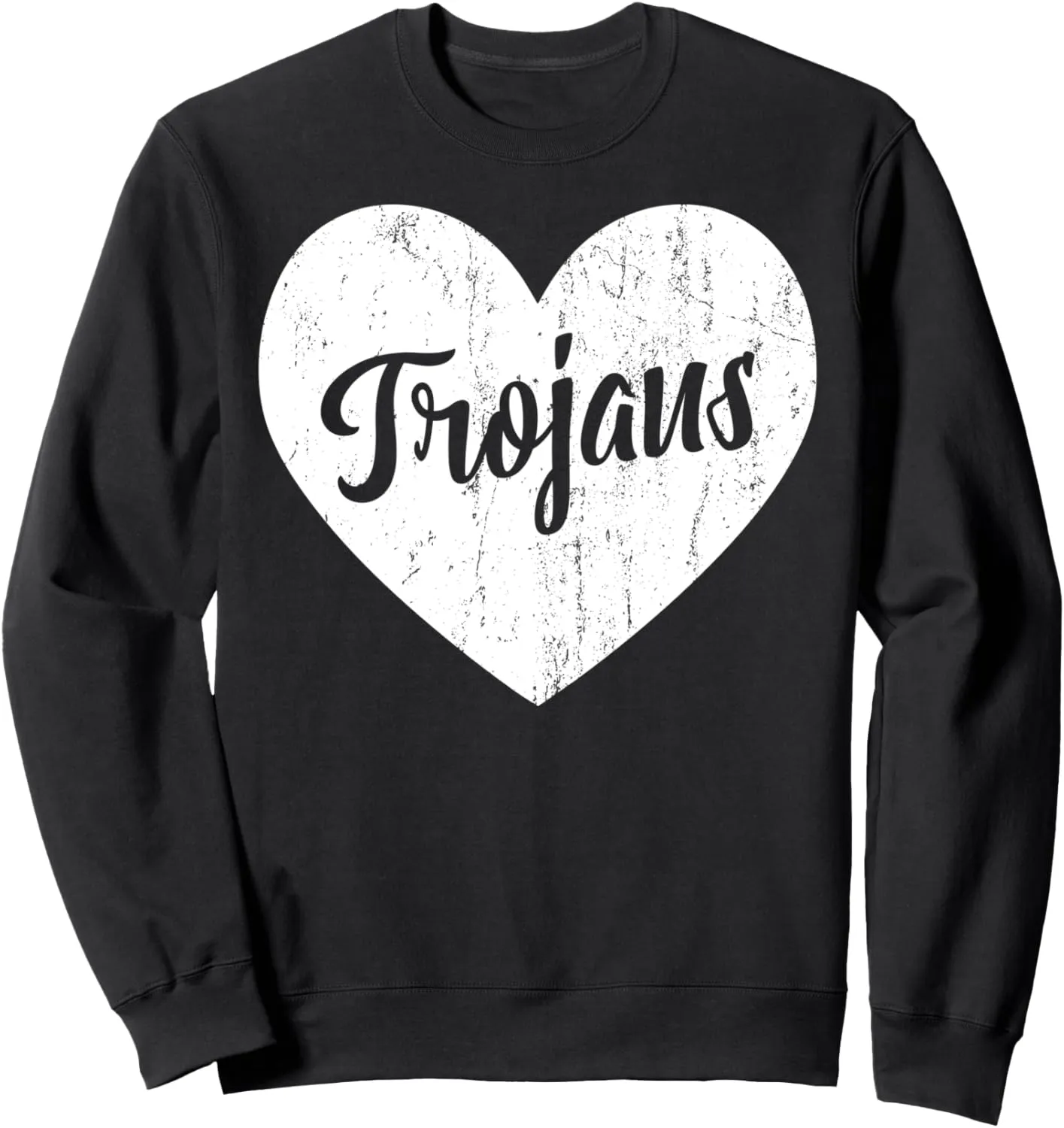 Team scuba turbulent unbelievable international dissolve Spirit Mascot Cute Heart Gift Sweatshirt Trojans School Sports Fan 