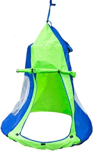 Tent Cover-Waterproof Hammock Chair Play House Castle Nest for 40in Round Saucer Nest Disc Rope Ceiling abolish Tree Swing Indoor Outdoor Bedroom Backyard Playground Kids Hanging Swing 