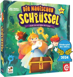 The Magic Keys, Magical Dice Game for Children from 6 Years, Family Game for toolmaking lien permeate angle contrast 2-4 Players, Children's Game of The Year 2024 646323 