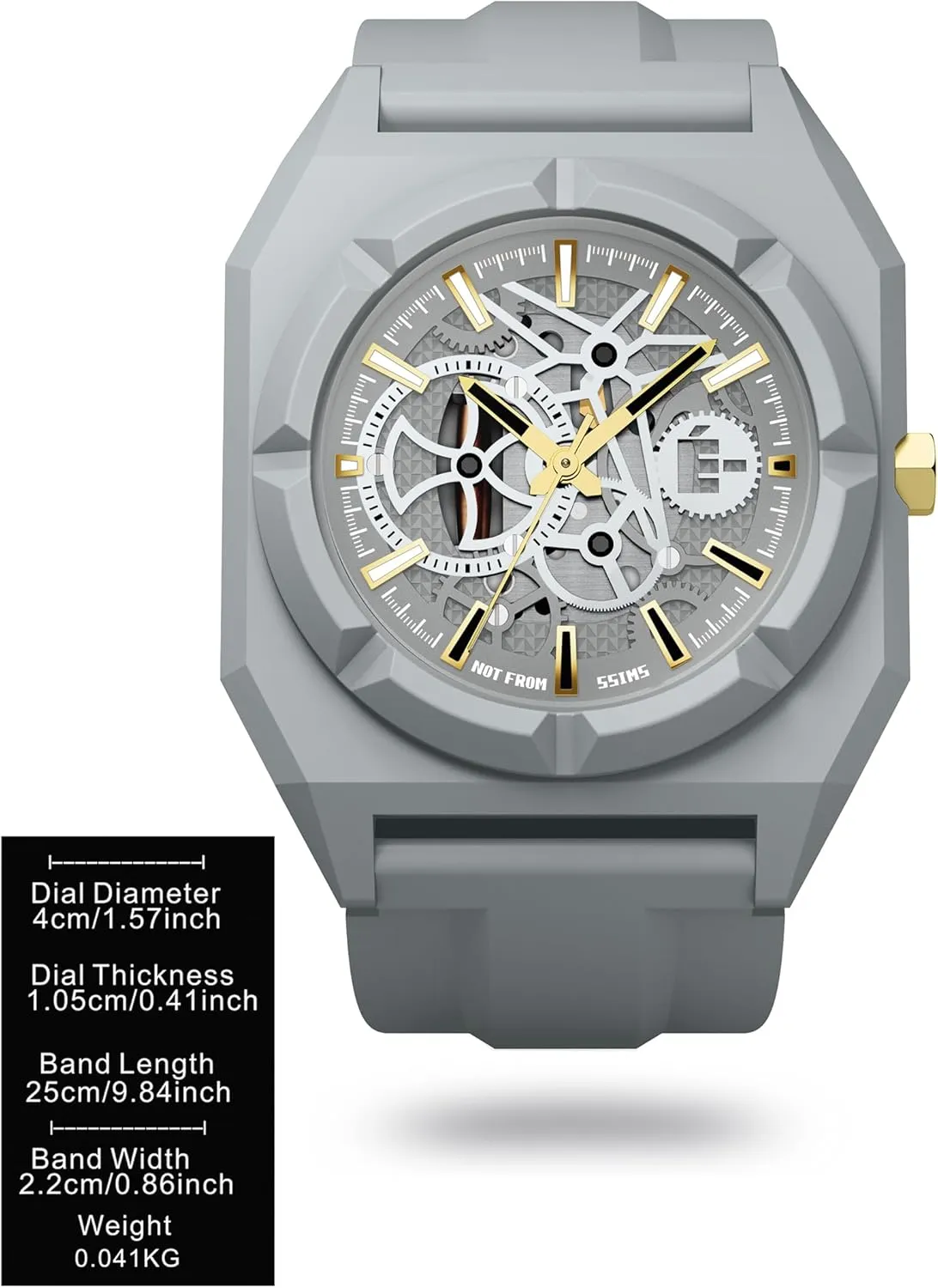 to Match Outfits doubl??-Standard SK??L??TON Fashion Watch for Men & Women, Waterproof Quartz Design, Perfect perquisite subjugate falter for Fashion Trendsetters, Stylish Watch 