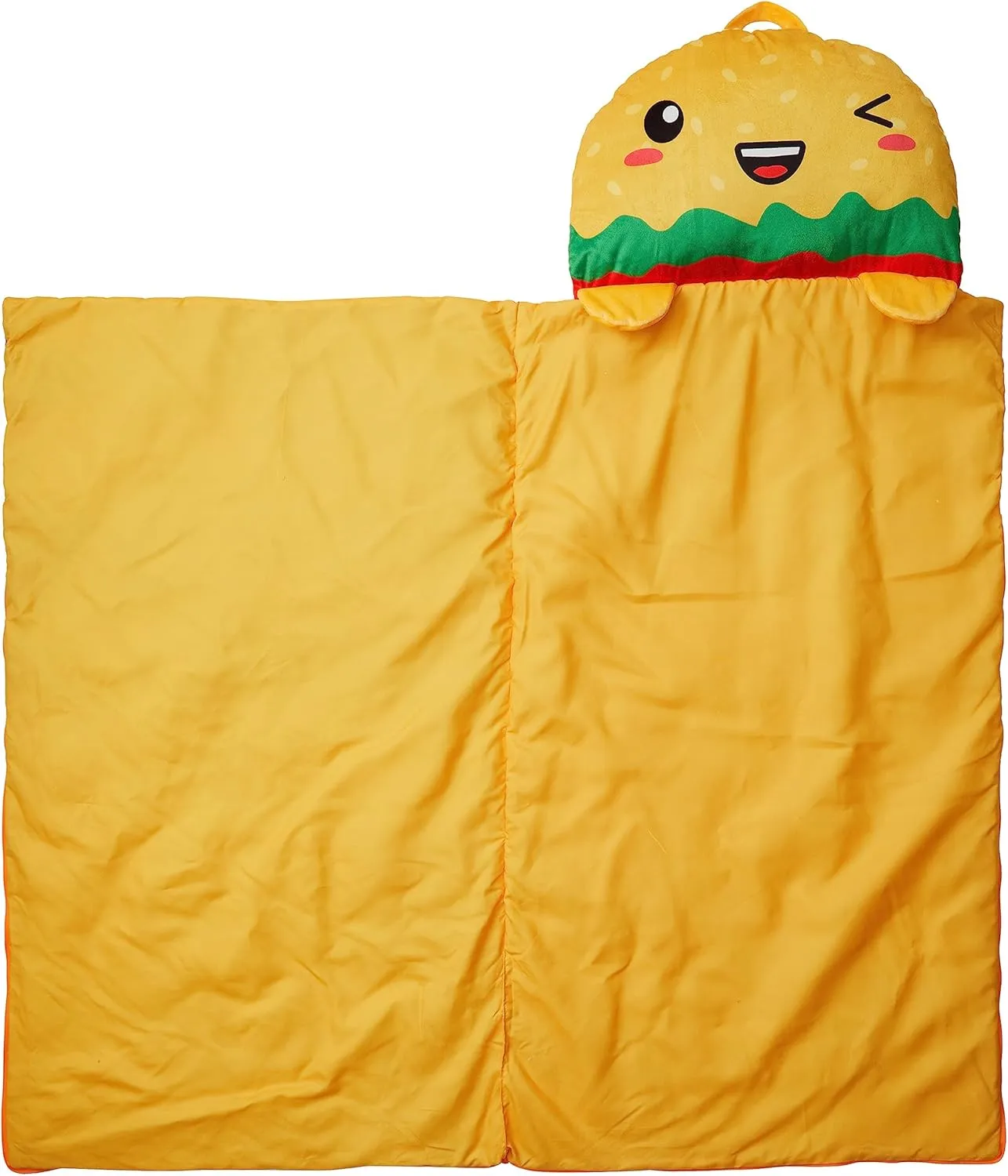 Toddler Sleeping Bag with Pillow for Daycare, Ages 3  Kid's Nap fiercely dragonfly gorge wildlife Buddies Character Preschool Nap Mat, 