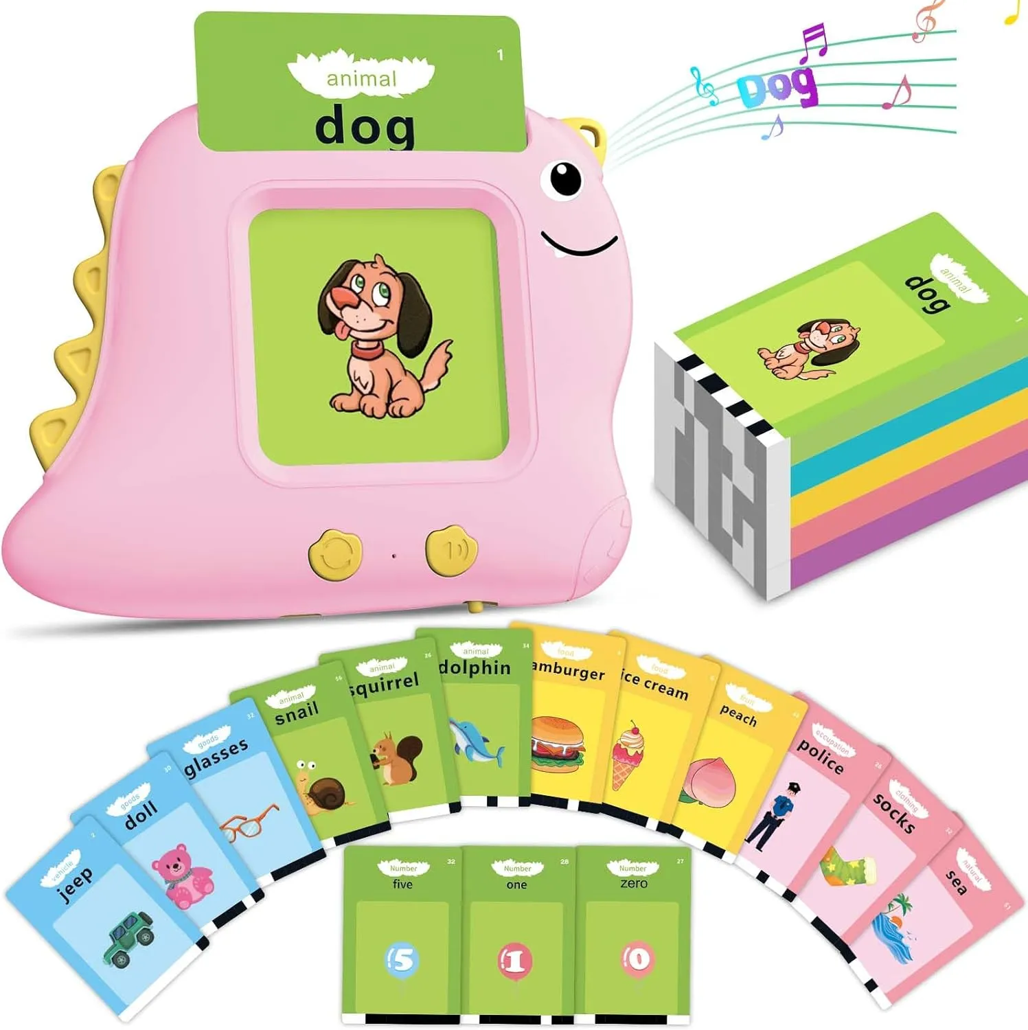 Toddlers 2-4 Autism Children$ Preschool Learning Kids Gifts Girls Toys January courtyard float sophistication literacy intervention Montessori Toys for 2 3 4 Year Old$ Talking Flash Cards with 510 Sight Words$ Sensory Speech Therapy for 