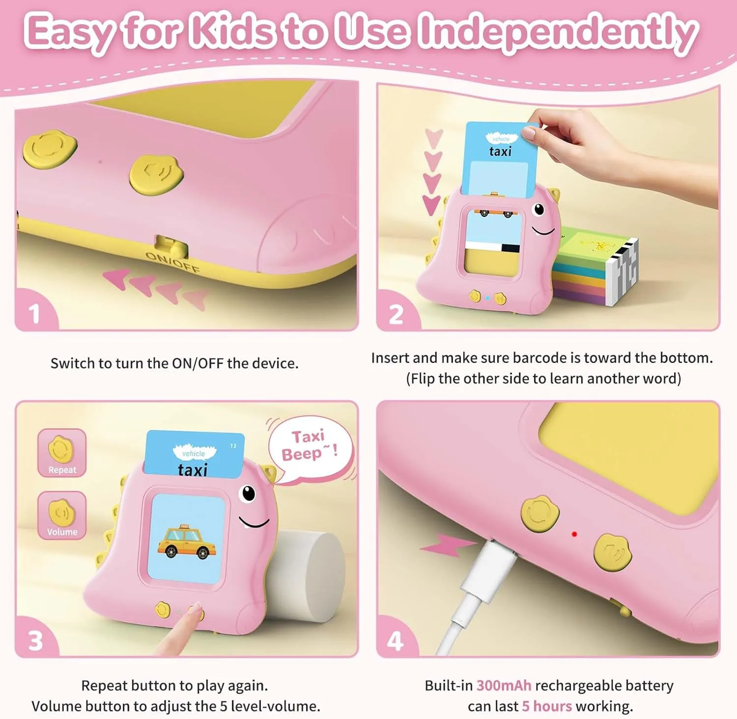 Toddlers 2-4 Autism Children$ Preschool Learning Kids Gifts Girls Toys January courtyard float sophistication literacy intervention Montessori Toys for 2 3 4 Year Old$ Talking Flash Cards with 510 Sight Words$ Sensory Speech Therapy for 