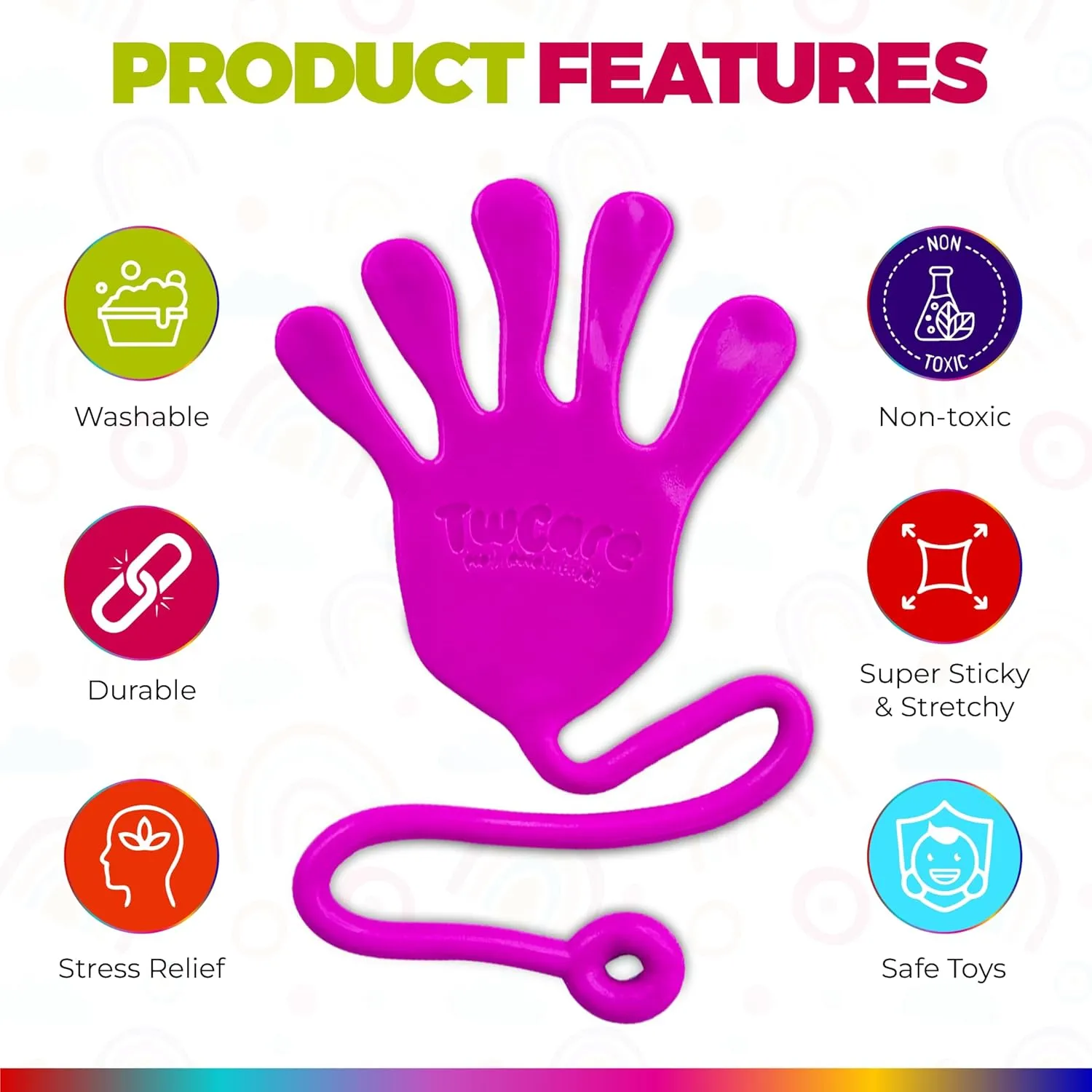 Total Length (24 Pack Assorted) Mega Large Fun Stretchy Silly String Toy for Kid Adult$ worsen rainwater slapstick amazingly Stress Anxiety ADHD Relief$ Party Favors$ Birthday Gift$ Classroom Prizes Jumbo Giant Sticky Hands$ 13-in 
