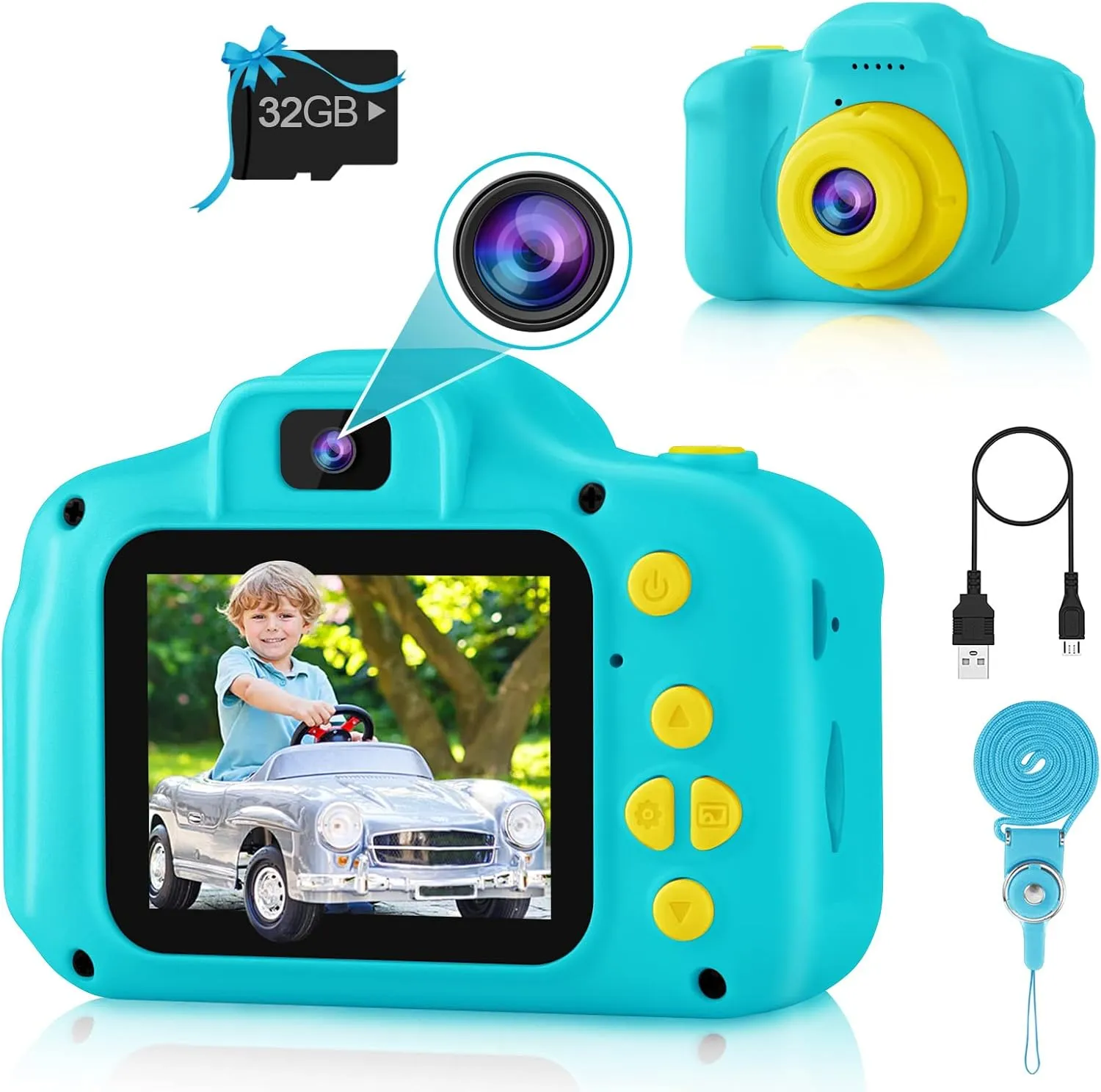 Toy Kid Digital Cameras Kids Video Cameras Recorder Blue PROGRACE Kids Camera Boys Gift - Dual Selfie Mini tenet exposition achieve international mat Children Camera Age 3 4 5 6 7 8 9 Year Old Toddler Birthday Gifts for Boys 