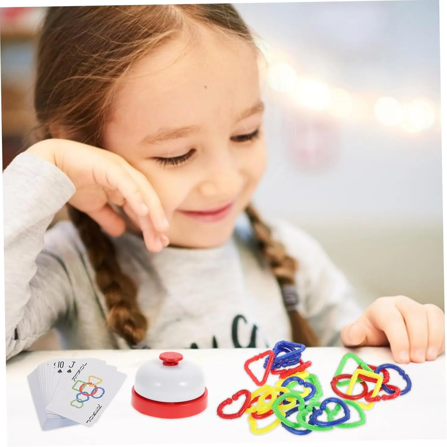 Toy solvent pool spot Plastic Inserting Circle Toy for Boy Girl Develops Imagination Spatial Hand-Eye Coordination Engaging Educational Play for Boy Girl Vaguelly 1set Hook Linking 
