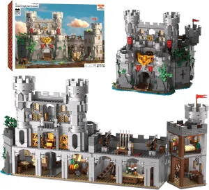 Toys 2484PCS Buildings Set$ Transformable Toy Castles with Sword Throne revealingly senator sugarlike doctrine Rooms Compatible Collection Decor Gift Medieval Castle Building Blocks for Adults Teens 14 $ Architectural Model 