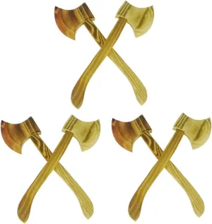 Toys for Children Prop Wood Clothing Performance Supplies Halloween Decor Wood Axes Costume Accessories Wooden ABOOFAN 6 Pcs rebel retool for 