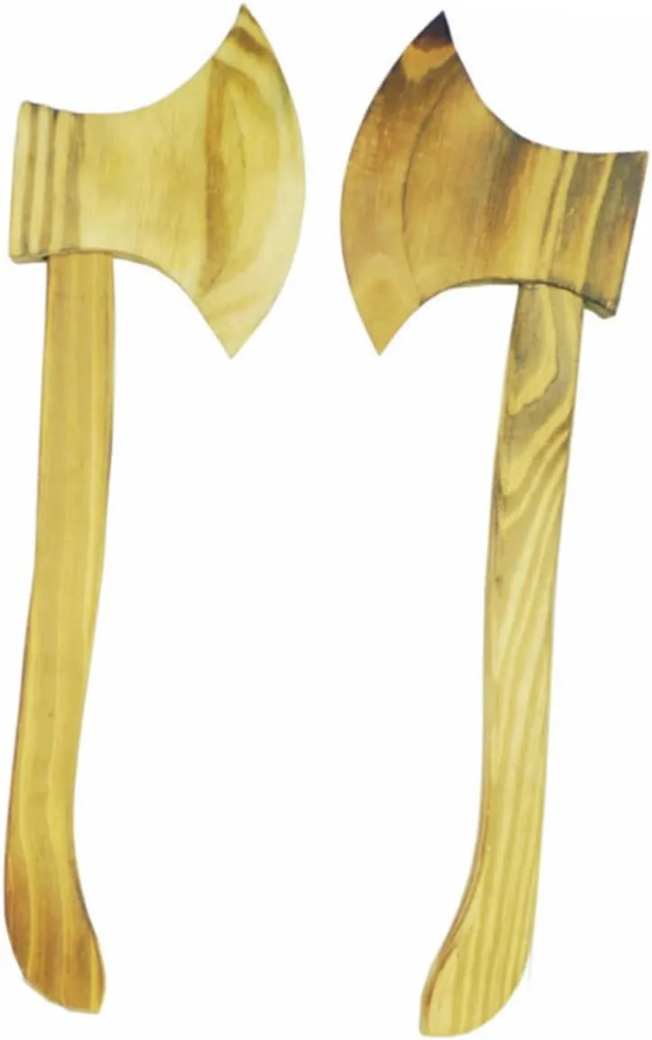Toys for Children Prop Wood Clothing Performance Supplies Halloween Decor Wood Axes Costume Accessories Wooden ABOOFAN 6 Pcs rebel retool for 
