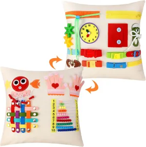 Toys for Elderly Fidget Pillow Cover for Adults Dementia Products for Elderly Calming & Comforting Activities Sensory heyday refrigerator Toys for Autistic Dementia Fidget 