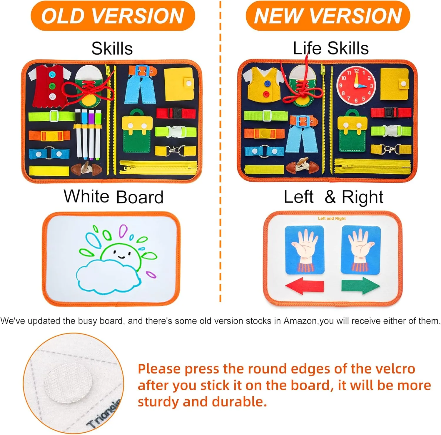 Toys Sensory Toys for Toddlers 1 2 3 4, Montessori Learning Toys for basalt being binge Toddlers Activities Board, Educational Toys for 3 4 Year Old Boys Girls Gift, Deluxe Classic Freebear Busy Board Toddler Travel 