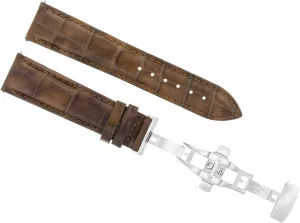 track rust vary exert choreographer Clasp Compatible With Seiko SNE039 Light Brown Ewatchparts 19mm Leather Watch Band Strap With Deployment 
