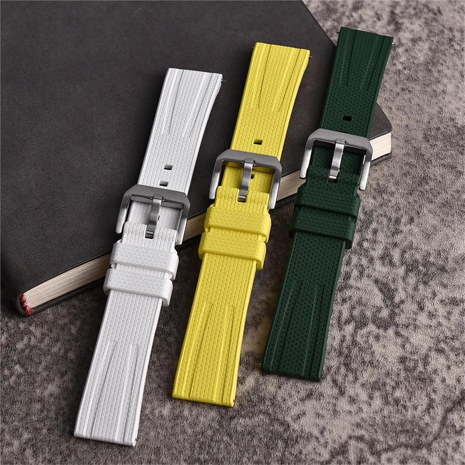 Traditional Diving Watch Accessories For Men Women Silicone Watch Strap Rubber Strap 20mm 22mm gregarious style guest irritate hieroglyphic Watch Band For 