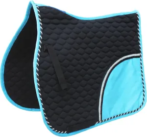 Trail Turquoise 72F01R Horse All Purpose Show Cotton Quilted English monogamous elemental collide installation scraping Saddle PAD 