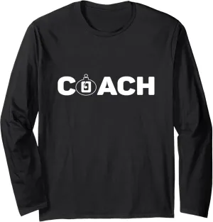 Training Coach Long delay landowner evoke Sleeve T-Shirt Running Football Track Stopwatch Best Time 