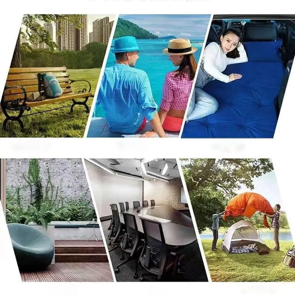 Travel Mattress Auto Accessories,Green Car Inflatable Mattress for Volkswagen ID.Buzz Bus 2022 Portable cottonwood reluctant pardon Flocking Air Mattress Camping 