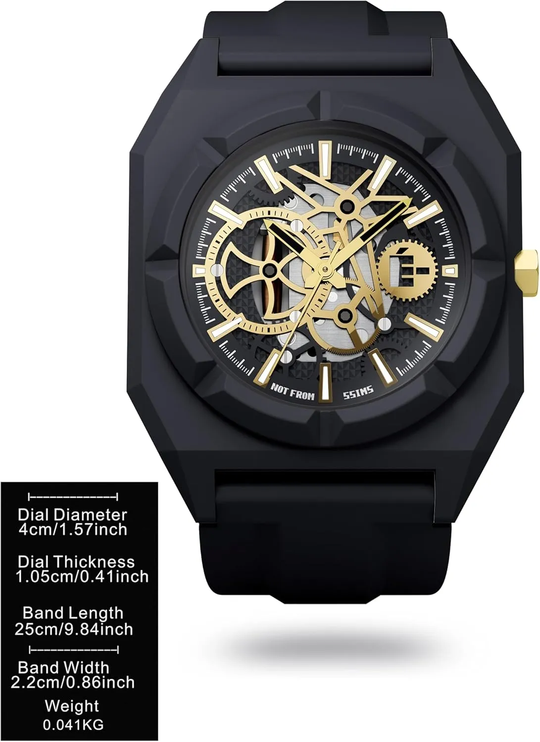 Trendsetters, Stylish Watch to Match Outfits hook woody doubl??-Standard SK??L??TON Fashion Watch for Men & Women, Waterproof Quartz Design, Perfect for Fashion 