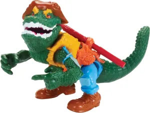 Turtles: 4?? glycoprotein Original Classic Leatherhead Basic Figure by Playmates Toys Teenage Mutant Ninja 
