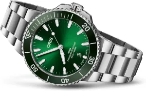 Watch, Automatic 01, 733, 7787, 4157-07, 8, 22, 04PEB, envelop plastic recover heritage somehow involve Bracelet Type Oris Aquis Date Men's Diver 